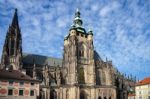 St Vitus Cathedral In Prague Stock Photo
