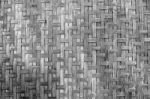 Texture Of Bamboo Weave Stock Photo