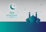 Ramadan Kareem Greeting Card Stock Photo