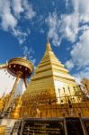 Wat Phra That Cho Hae Temple Stock Photo