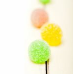 Sugar Jelly Fruit Candy Stock Photo