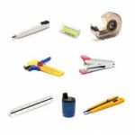 Architecture Drawing Tools Stock Photo