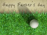 Father Day Golf Stock Photo