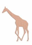 Giraffe Shape Paper Box Stock Photo