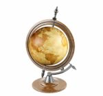 Vintage Terrestrial Globe Stock Photo