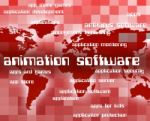 Animation Software Indicating Text Shareware And Motion Stock Photo