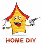 Home Diy Represents Do It Yourself Home Stock Photo