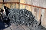 Coal Yard At Llanberis Slate Mine Stock Photo