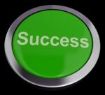 Success Button Stock Photo