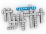 3d Image Reference Issues Concept Word Cloud Background Stock Photo