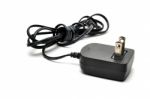 Electric Power Adapter Stock Photo