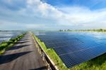 Solar Power Station Stock Photo