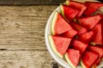 Seedless Watermelon Stock Photo