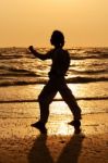 Martial Art Man Stock Photo