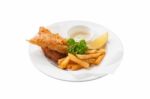 Fish And Chips Stock Photo