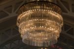 Singapore, Asia - February 3 ; Impressive Chandelier In A Hotel Stock Photo