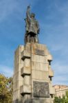 Bistrita, Transylvania/romania - September 17 : Statue Of Andrei Stock Photo