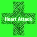 Heart Attack Indicates Cardiac Arrests And Ailments Stock Photo