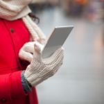 Frigid Temps May Cause Short-term Battery Life For Cell Phones Stock Photo