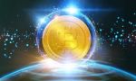 Crypto-currency,  Bitcoin Internet Virtual Money. Currency Techn Stock Photo
