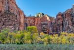 Pulpit Rock In Zion Stock Photo