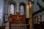 East Grinstead,  West Sussex/uk - August 18 :  Altar In St Swith Stock Photo