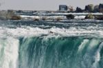 Image Of An Amazing Niagara Waterfall At Fall Stock Photo