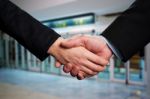 Symbol Of Agreement, Business Handshake Stock Photo