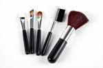 Cosmetic Brushes Stock Photo
