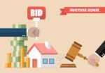Buying Selling House From Auction Stock Photo