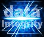 Data Integrity Represents Uprightness Sincerity And Virtuous Stock Photo