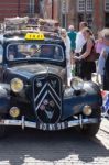Old Citroen Taxi In Whitby Stock Photo