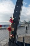 Partial View Of The Merchant Seafarers' War Memorial In Cardiff Stock Photo