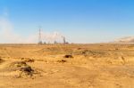 Desert Landscape In Egypt Stock Photo
