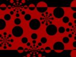 Dots Background Shows Big And Small Circles
 Stock Photo