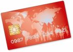 Red Credit Card Stock Photo