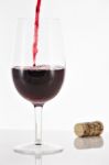 Red Wine Pouring Stock Photo