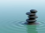 Balancing Zen Stones Stock Photo