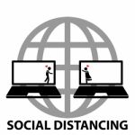 Social Distancing Stock Photo