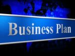 Business Plan Means Idea Commerce And Stratagem Stock Photo