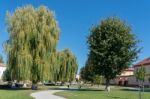 Prejmer, Transylvania/romania - September 20 : View Of The Green Stock Photo