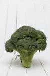 Broccoli Vegetable Isolated On White Stock Photo