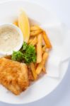 Fish And Chips Stock Photo