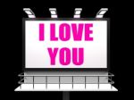 I Love You Sign Refer To Romantic Loving And Caring Stock Photo