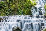 Mae Kampong Waterfall Stock Photo