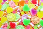 Multi Shaped Candy Stock Photo