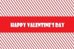 Happy Valentine's Day Greeting Card  Illustration Stock Photo