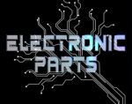 Electronic Parts Indicates Technician Processors And Processor Stock Photo