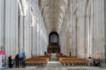 Interior View Of Winchester Cathedral Stock Photo