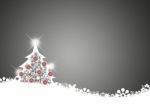 Christmas Tree Backdrop Stock Photo